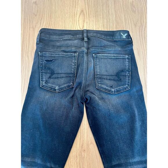 American Eagle Charcoal Wash Jeggings size 6 - Picture 4 of 5